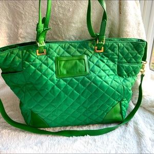 MZ Wallace quilted tote bag.